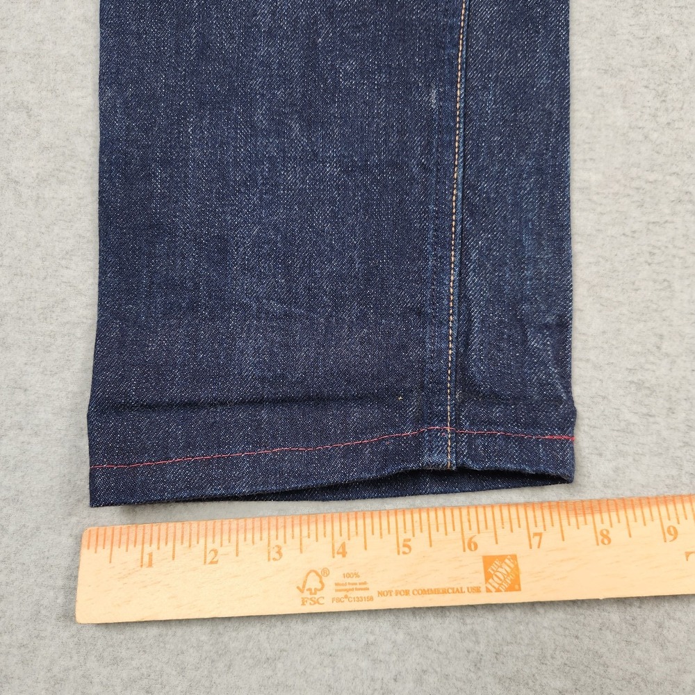 Gustin Selvedge Jeans 32x30 Blue Dark Wash Indigo Red Line Slim Fit Made In USA - Picture 15 of 16